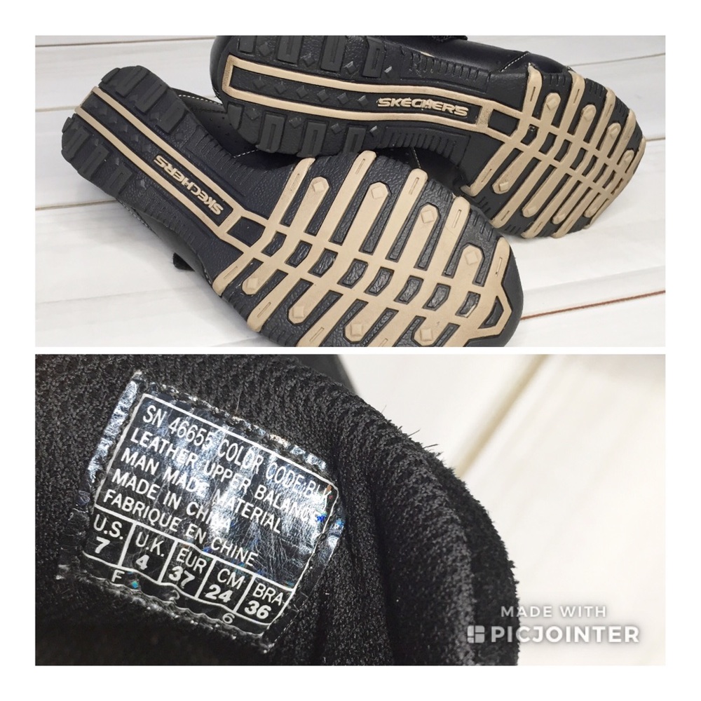 SKECHERS Black Mary Jane Slip On Walking Shoes 7 - Picture 8 of 8
